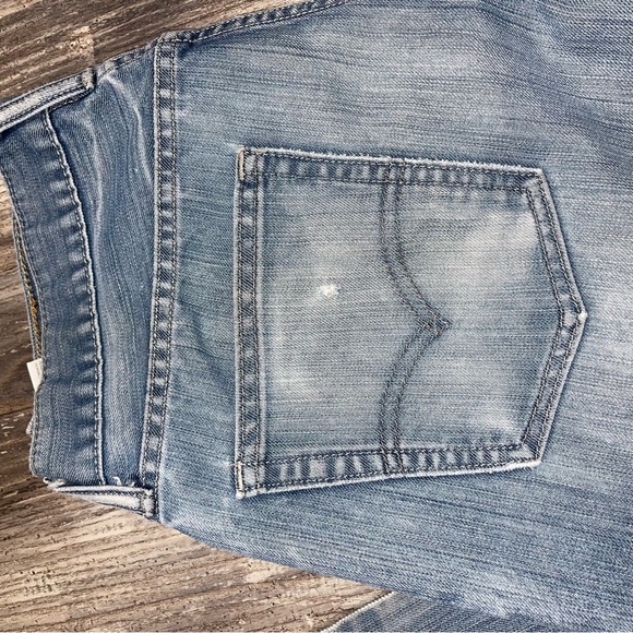 Men’s 514 Levi’s distressed jeans size 33 x 30 - Picture 15 of 16